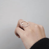 Circle Dot Ring (sv925)