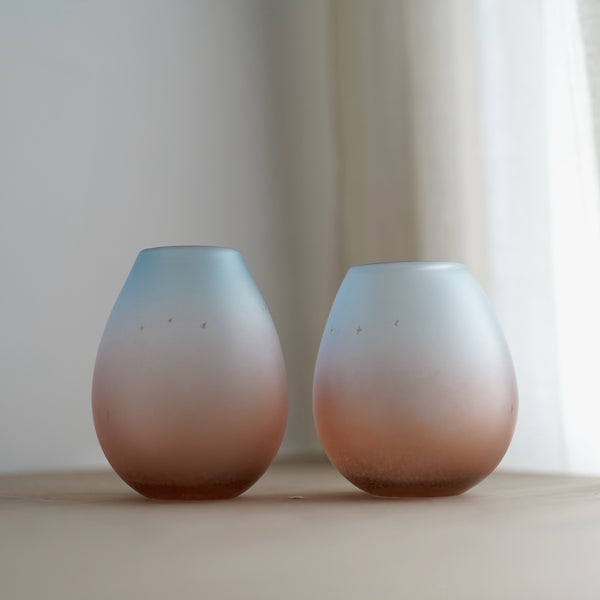 Twilight - 手工吹製玻璃花器 | Handblown Glass Vase no.7,8